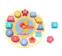 Disney horloge en cuir/Puzzle Winnie l'ourson 22 cm en bois 13 pièces Multicolore G