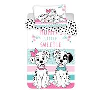 Disney Housse de couette bébé 101 Dalmatiens 100% coton 100x135 cm Taie 40x60 cm