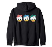 Disney Huey Dewey & Louie Duck Big Face Retro Trip Matching Sweat à Capuche