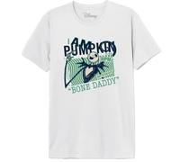 Disney « I Am Pumpkin Bone Daddy » MEJACKDTS016 T-Shirt Homme, Blanc, Taille S