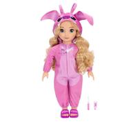 Disney ILY 4ever Angel 45cm - 18"- Doll with Blonde Hair - Includes Angel Inspired Pink Onesie, Pink Slides and Sleepover Toothbrush for Girls Aged 6+