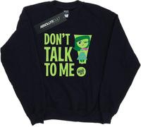 Disney - "Inside Out Dont Talk To Me" Sweat-shirt pour femme BI9926 (XXL) (Noir)