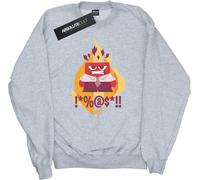 Disney - "Inside Out Fired Up" Sweat-shirt pour femme BI9924 (M) (Gris chiné)