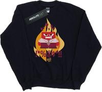Disney - "Inside Out Fired Up" Sweat-shirt pour femme BI9924 (M) (Noir)