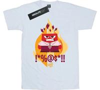 Disney - "Inside Out Fired Up" T-shirt pour femme BI48867 (M) (Blanc)