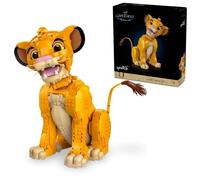Disney Instant Limited Style 43247 Le Roi Lion - Simba, kit de construction de collection de haute qualité pour les fans, cadeau de vacances D