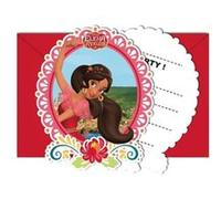 Disney invitations avec enveloppe Elena Avalor ou 6 pièces Multicolor G