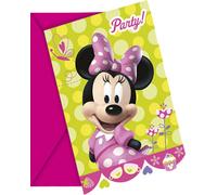Disney - Invitations "Bow-Tique" pack de 6 - carton SG31046 (taille unique) (Coloré)