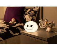 Disney Jack Skellington Squishy Light - Veilleuse à changement de couleur pour enfants et adultes, lampe à intensité variable, fonctionne avec USB/piles, Halloween et Noël, parfaite pour chambre,