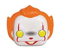 Jakks Pacific Masque Pennywise Funko Pop Style du film ÇA Accessoire de Déguisement taille unique et tout âge Coupe classique, Look oversize Blanc