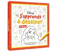 Disney – J'apprends à dessiner – 62 personnages en pas à pas (6+)