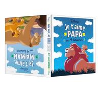 DISNEY - Je t'aime, Papa / Je t'aime, Maman - Livre double sens