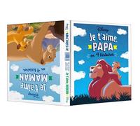DISNEY - Je t'aime, Papa / Je t'aime, Maman - Livre double sens