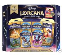 Disney Jeu de cartes à collectionner Lorcana - Comprend 2 decks prêts à jouer avec 1 booster chacun, plus 4 boosters supplémentaires et 1 carte promotionnelle