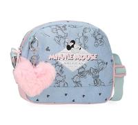 Disney Joumma Bags Minnie American Darling Trousses, bandoulières, Bleu et Rose, Organiser et Transporter des Crayons et des stylos, Plusieurs Compartiments., Bleu, Bandoulière