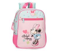 Disney Joumma Bags, Minnie Imagine, Schulrucksack, Kinderrucksack, aus Polyester, Breite Verstellbare Schulterriemen, Oberer Griff Zum Aufhängen., rose, Vorschulrusack