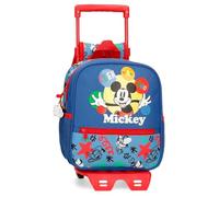 Disney Joumma Bags Peek a Boo Sac à Dos d'école, fabriqué en Polyester, Plusieurs Poches et Compartiments, Bretelles Larges, ergonomiques et rembourrées., Bleu, Sac à Dos 25