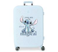 Disney Joumma Bags Stitch Vous êtes des valises Cabine Magiques, Ensemble de valises, Fabriqué en ABS, Un matériau résistant et léger, Fermeture latérale à Combinaison