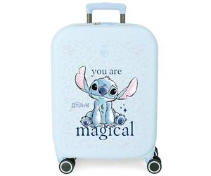 Disney Joumma Bags Stitch Vous êtes des valises Cabine Magiques, Ensemble de valises, Fabriqué en ABS, Un matériau résistant et léger, Fermeture latérale à Combinaison