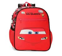 Disney Joumma Cars Mcqueen Rouge Sac à Dos Décontracté Rouge 27x33x11 cm Polyester