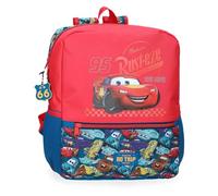 Disney Joumma Cars RD Trip Sac à Dos Scolaire Adaptable à Chariot Rouge 25 x 33 x 12 cm Polyester 9,8 L, Rouge, Sac à Dos Scolaire Adaptable au Chariot