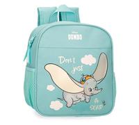 Disney Joumma Dumbo Fly Sac à Dos préscolaire Adaptable à Chariot Bleu 21 x 25 x 10 cm Polyester 5,25 l, Bleu, Talla única, Sac à Dos préscolaire Adaptable au Chariot