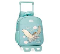 Disney Joumma Dumbo Fly Sac à Dos préscolaire avec Chariot Bleu 23 x 25 x 10 cm Polyester 5,25 l, Bleu, Talla única, Sac à Dos préscolaire avec Chariot