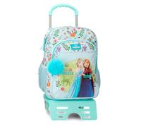 Disney Joumma Frozen Forever Sac à Dos Scolaire with Bleu Clair Car 30x40x12 cm Polyester 14.4L