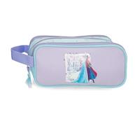 Joumma Disney La Reine des Neiges in This Together Trousse Triple Lilas 22 x 10 x 9 cm Polyester