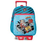 Joumma Disney Hight Speed Sac à dos à roulettes Bleu 27 x 33 x 11 cm Polyester 9,8 l