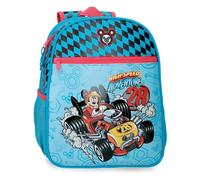 Disney Joumma Hight Speed Sac à Dos Scolaire Bleu 27x33x11 cm Polyester 9,8L