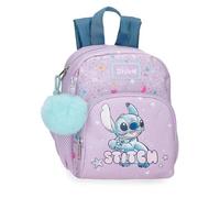 Disney Joumma Lovely Stitch Sac à dos préscolaire Violet 19 x 24 x 10 cm Polyester 4,56 L