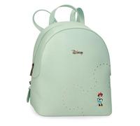 Joumma Disney Luxe Minnie Sac à Dos de Promenade Turquoise Vert 23 x 26,5 x 11,5 cm PU et Polyester 7,01 l