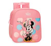 Disney Joumma Minnie Coquette Sac à Dos préscolaire Rose 21 x 25 x 10 cm Polyester 5,25 L, Rose, Talla única, Sac à Dos préscolaire
