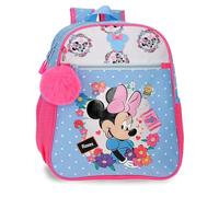 Disney Joumma Minnie Flowers Mochila Casual Bleu Claro 27x33x11 cm Polyester 9,8L