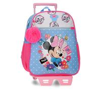 Disney Joumma Minnie Flowers Mochila Casual Bleu Claro 27x33x11 cm Polyester 9,8L