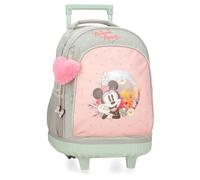 Disney Joumma Minnie Wild Nature Sac à Dos Compact 2 Roues Vert 32 x 43 x 21 cm Polyester 28,9 l, Vert, Sac à Dos Compact 2 Roues