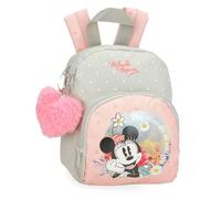 Disney Joumma Minnie Wild Nature Sac à Dos pour crèche Vert 19 x 24 x 10 cm Polyester 4,56 L, Vert, Sac à Dos pour crèche