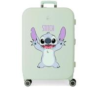Disney Joumma Playful Valise Moyenne Verte, 48 x 70 x 28 cm, Rigide, 4,32 kg, Fermeture TSA intégrée, ABS, 4,32 kg, 79 l