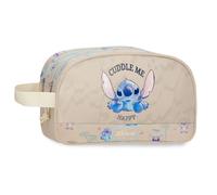 Disney Joumma Stitch Cuddle Me Happy Nececer Adaptable Beige 26 x 16 x 11 cm Polyester, Beige, Talla única, Nécecer Adaptable