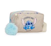 Disney Joumma Stitch Cuddle Me Happy Sac bandoulière beige 19,5 x 11,5 x 7,5 cm Polyester, Beige, Talla única, Bandoulière