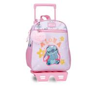 Disney Joumma Stitch You & Me Mauve Sac à Dos de Promenade 23x28x10 cm Polyester 6.44L