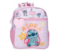 Disney Joumma Stitch You & Me Mauve Sac à Dos Décontracté 27x33x11 cm Polyester