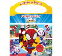 DISNEY JR. MARVEL: SPIDEY Y SU SUPEREQUIPO - ESCRIBE Y BORRA, BUSCA Y ENCUENTRA - LIBRO DE ACTIVIDADES - PI KIDS