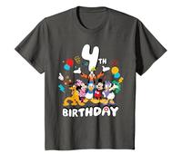 Disney Jr. Mickey & Friends Fourth 4th Birthday Party Gift T-Shirt