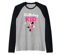 Disney Jr. Minnie Mouse "Birthday Kid" Birthday Party Manche Raglan