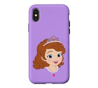 Disney Jr. Sofia the First Princess Sofia Big Face Costume Coque pour iPhone X/XS