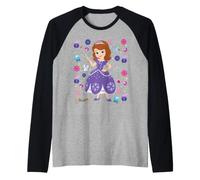Disney Jr. Sofia the First Princess Sofia Big Pose Collage Manche Raglan