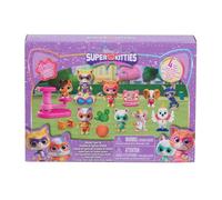 Disney Jr. SuperKitties Kittydale Ensemble de figurines avec accessoires | 15 pièces, figurines de collection, jouet pour les fans, filles, enfants, à partir de 3 ans par Just Play