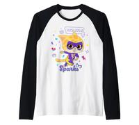 Disney Jr. SuperKitties Sparks Paw-Rific Big Pose Kids' Manche Raglan